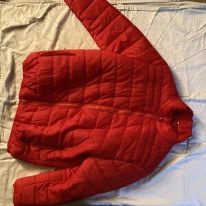 Men's Red Puffy Coat